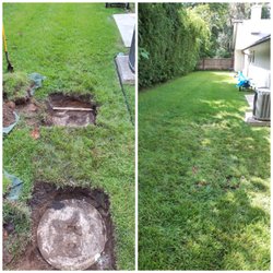 Sunshine Septic - before and after