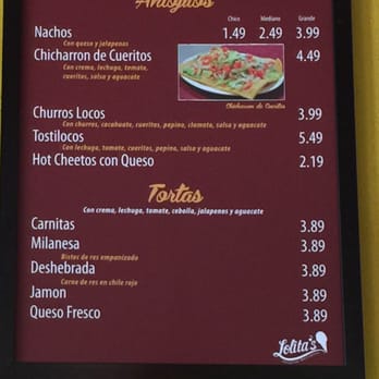 Lolita's Ice Cream - Menu board 2 - Ice Cream & Frozen Yogurt Near Me - Soledad, California