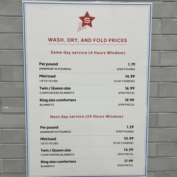 Star Washateria - Service menu - Laundromat Near Me - Houston, Texas Star Washateria - Service menu - Laundromat Near Me - Houston, Texas