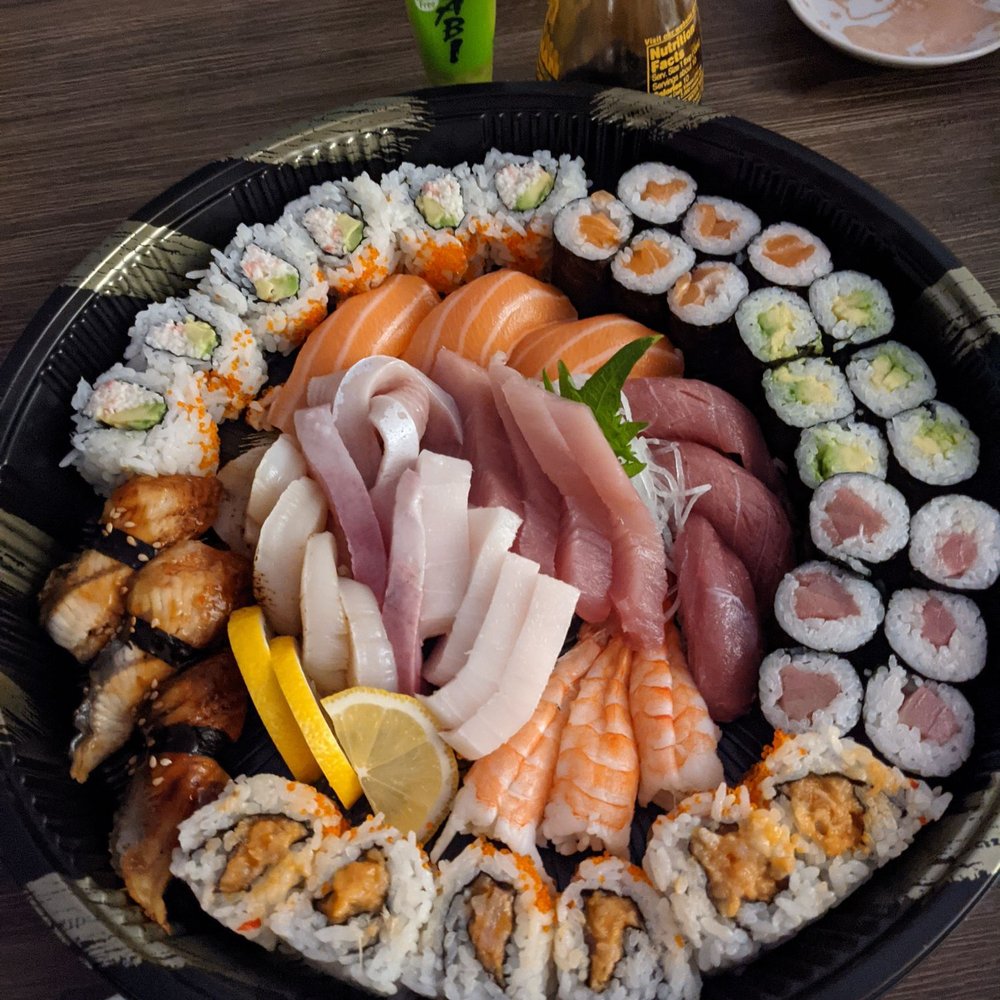 Bashamichi Sushi and Bar - Sushi party combo - Japanese Near Me - Millbrae, California Bashamichi Sushi and Bar - Sushi party combo - Japanese Near Me - Millbrae, California