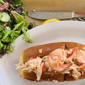 That Dam Place - Laubstah Roll with side salad - American Near Me - Folsom, California That Dam Place - Laubstah Roll with side salad - American Near Me - Folsom, California
