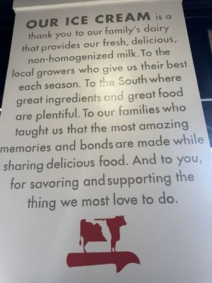 Menu photo 1 Southern Craft Creamery Marianna, FL
