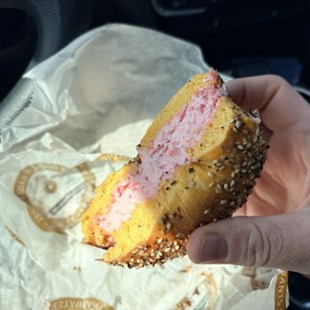 Once Upon A Bagel - Everything egg bagel with lox spread - Bagels Near Me - Highland Park, Illinois Once Upon A Bagel - Everything egg bagel with lox spread - Bagels Near Me - Highland Park, Illinois