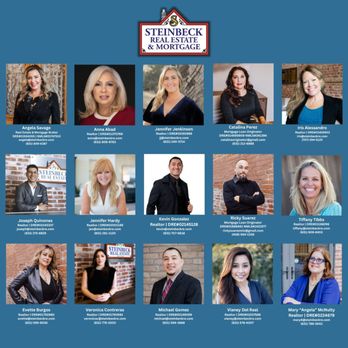 Steinbeck Real Estate - Sales Team - Mortgage Brokers Near Me - Salinas, California Steinbeck Real Estate - Sales Team - Mortgage Brokers Near Me - Salinas, California