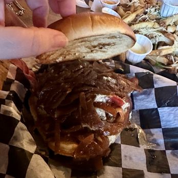 Dempsey's Burger Pub - Bleu burger - Burgers Near Me - Wichita, Kansas
