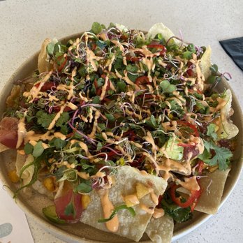 The Naughty Fox - Poke nachos - New American Near Me - Avalon, California The Naughty Fox - Poke nachos - New American Near Me - Avalon, California