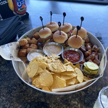 Topgolf - Assorted foods appetizer platter - Golf Near Me - Fishers, Indiana