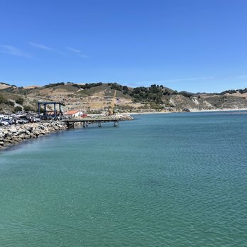 Flying Flags Avila Beach - This view is from Harford Pier looking onto the Port San Luis Harbor & Flying Flags above - RV Parks Near Me - Avila Beach, California Flying Flags Avila Beach - This view is from Harford Pier looking onto the Port San Luis Harbor & Flying Flags above - RV Parks Near Me - Avila Beach, California