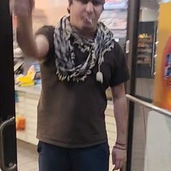 7-Eleven - Store clerk is seen spitting here. Kicked my daughter and I out of the store as he was shouting profanities towards, then spit on the paveme
