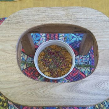 Ki Essentials - Medicinal herbs, and wooden stool used in V steam treatments for women. - Massage Therapy Near Me - San Francisco, California Ki Essentials - Medicinal herbs, and wooden stool used in V steam treatments for women. - Massage Therapy Near Me - San Francisco, California