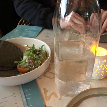 Chulita - Guacamole with blue corn tortilla rounds. - Mexican Near Me - Venice, California