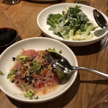 Chloe - Cobia Crudo and blue cheese salad - New American Near Me - Washington, DC, District of Columbia
