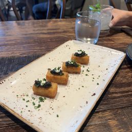 Caviar Mini Tots (Small portions but BOMB!) Caviar Mini Tots (Small portions but BOMB!)
