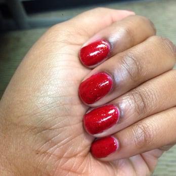 Nails by Lucy - Shellac mani! - Nail Salons Near Me - Houston, Texas