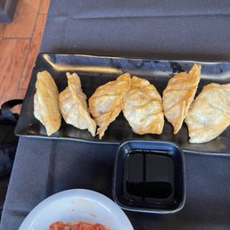 Pork dumplings fried