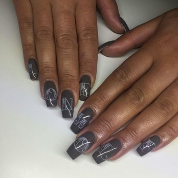 Wifi Nails - Acrylic extensions with hand painted nail art, traditional tattoo lettering! - Nail Technicians Near Me Wifi Nails - Acrylic extensions with hand painted nail art, traditional tattoo lettering! - Nail Technicians Near Me