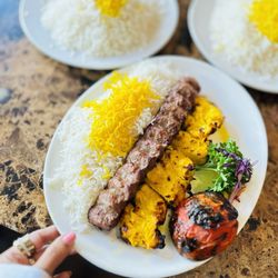 Caspian - Soltani Lamb Shish Kabob Soltani Chicken