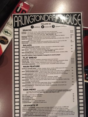 Menu photo 5 Arlington Cinema & Drafthouse Arlington, VA