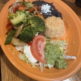 Veggie fajitas