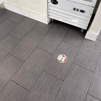 Creamistry - Roach crawling around on floor. I actually wasn't surprised considering how filthy the facility was. - Ice Cream & Frozen Yogurt Near Me - Dallas, Texas Creamistry - Roach crawling around on floor. I actually wasn't surprised considering how filthy the facility was. - Ice Cream & Frozen Yogurt Near Me - Dallas, Texas