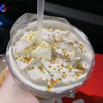 Nikko's Cheesecakes - Cream cheese foam top on drink, mmmm! - Desserts Near Me - Houston, Texas