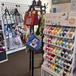 Knit & Bolt - Yarn and totes and blocking mats