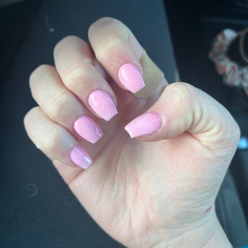 Into Nails - Thick nails with too skinny of a coffin cut for how short they are. - Nail Salons Near Me - Fountain, Colorado Into Nails - Thick nails with too skinny of a coffin cut for how short they are. - Nail Salons Near Me - Fountain, Colorado