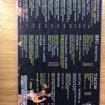 La Chingona - Menu - Burgers Near Me - Puerto Vallarta, JAL La Chingona - Menu - Burgers Near Me - Puerto Vallarta, JAL