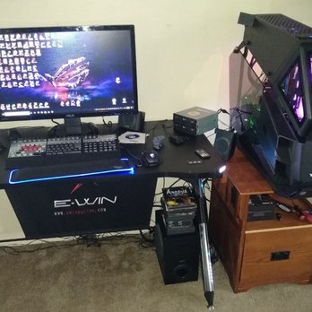 Mobile PC Repair - Custom gaming pc with a gaming desk - IT Services & Computer Repair Near Me