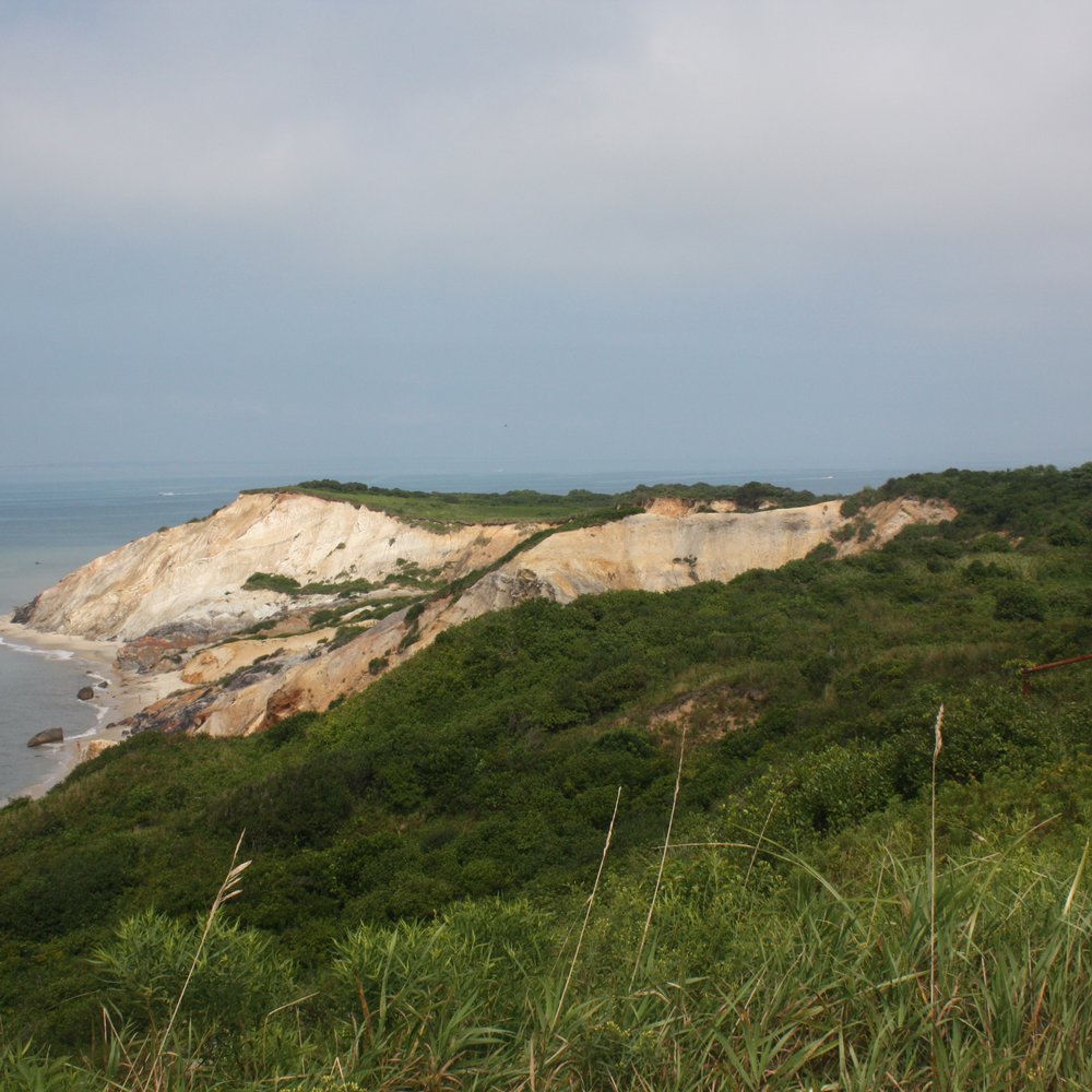 Gay Head Lighthouse - Iconic picture of the lighthouse, cliffs, and water. - Landmarks & Historical Buildings Near Me - Aquinnah, Massachusetts