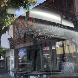 Ten Thousand Waves Tattoo Gallery Ventura Blvd a block west of Woodman on the South side.