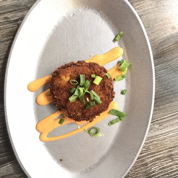 Da Kitchen Maui - Kimchi crab cake, not my fav - Hawaiian Near Me - Kihei, Hawaii Da Kitchen Maui - Kimchi crab cake, not my fav - Hawaiian Near Me - Kihei, Hawaii