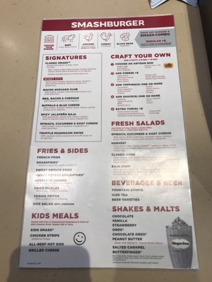 Menu photo 1 Smashburger Oak Lawn, IL