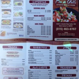 Menu as of 6-10. Menu as of 6-10.