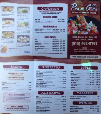 Menu photo 2 Pico De Gallo New Lenox, IL Menu photo 2 Pico De Gallo New Lenox, IL
