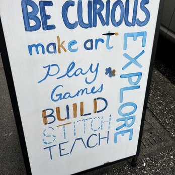The Learnary - Sandwich board that tells you what they are about! - Art Supplies Near Me - Vancouver, British Columbia