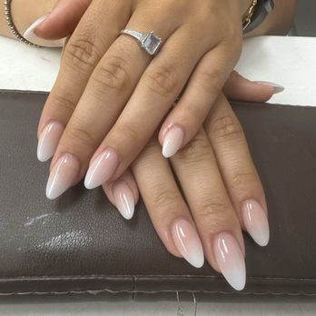 TJ Nails & Spa - Acrylic Ombre powder. - Nail Salons Near Me - Los Angeles, California