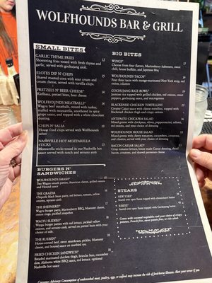 Menu photo 2 Wolfhounds Bar & Grill Salem, OR Menu photo 2 Wolfhounds Bar & Grill Salem, OR