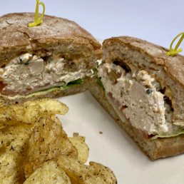 Creamy Chicken Salad on Ciabatta