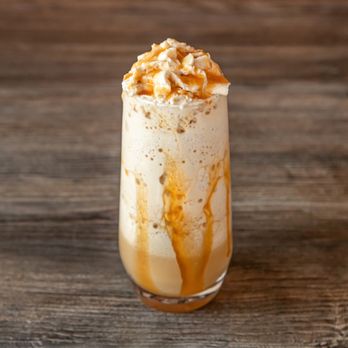 Butterfly Pea Cafe - Frozen Carmel Latte - Creperies Near Me - Los Angeles, California Butterfly Pea Cafe - Frozen Carmel Latte - Creperies Near Me - Los Angeles, California
