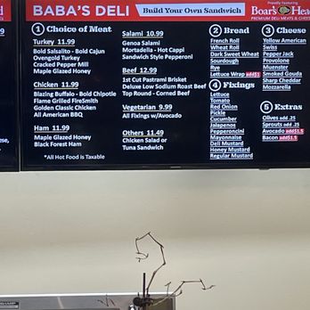 Baba's Deli Subs - Menu - Sandwiches Near Me - Torrance, California