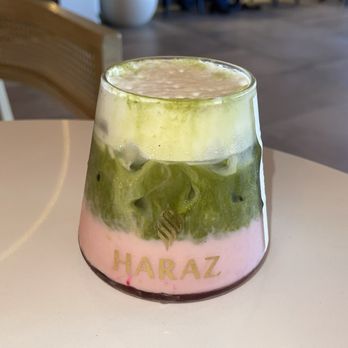 Haraz Coffee House - Strawberry Matcha Latte - Coffee & Tea Near Me - Fairfax, Virginia