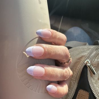 Lotus Nail Spa - Lavender tips. - Nail Salons Near Me - San Antonio, Texas