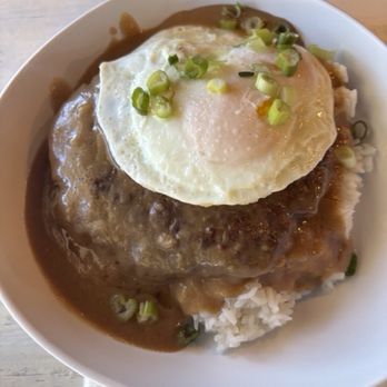 Aloha Kitchen - Loco Moco with easy over egg. - Hawaiian Near Me - Las Vegas, Nevada