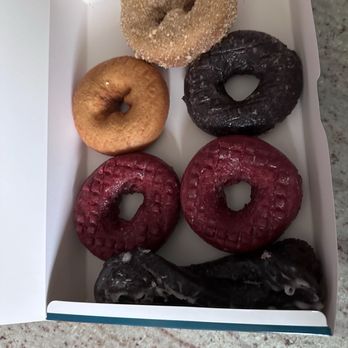 Robust Cafe - Our take home donuts - chocolate glaze stick, chocolate glaze, plain, red velvet and coconut - Breakfast & Brunch Near Me - Leominster, Massachusetts Robust Cafe - Our take home donuts - chocolate glaze stick, chocolate glaze, plain, red velvet and coconut - Breakfast & Brunch Near Me - Leominster, Massachusetts