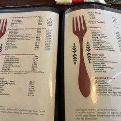 Ranch House Stores - Menu - entree and sides