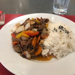Restaurant Thaï Jing - Bœuf haricots noirs riz blanc