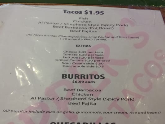 Menu photo 8 Pepper's Street Tacos Grand Prairie, TX