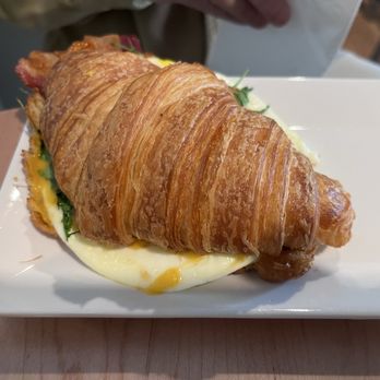 Prince Street Cafe - Croissant Bacon egg cheese $10.75 - Cafes Near Me - Lancaster, Pennsylvania