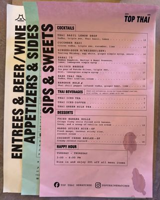 Menu photo 2 Top Thai Wenatchee, WA